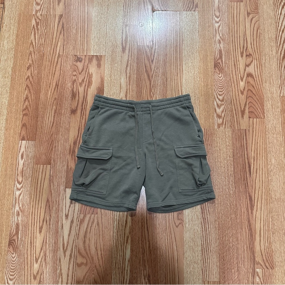 PacSun Green Cargo Sweat Shorts